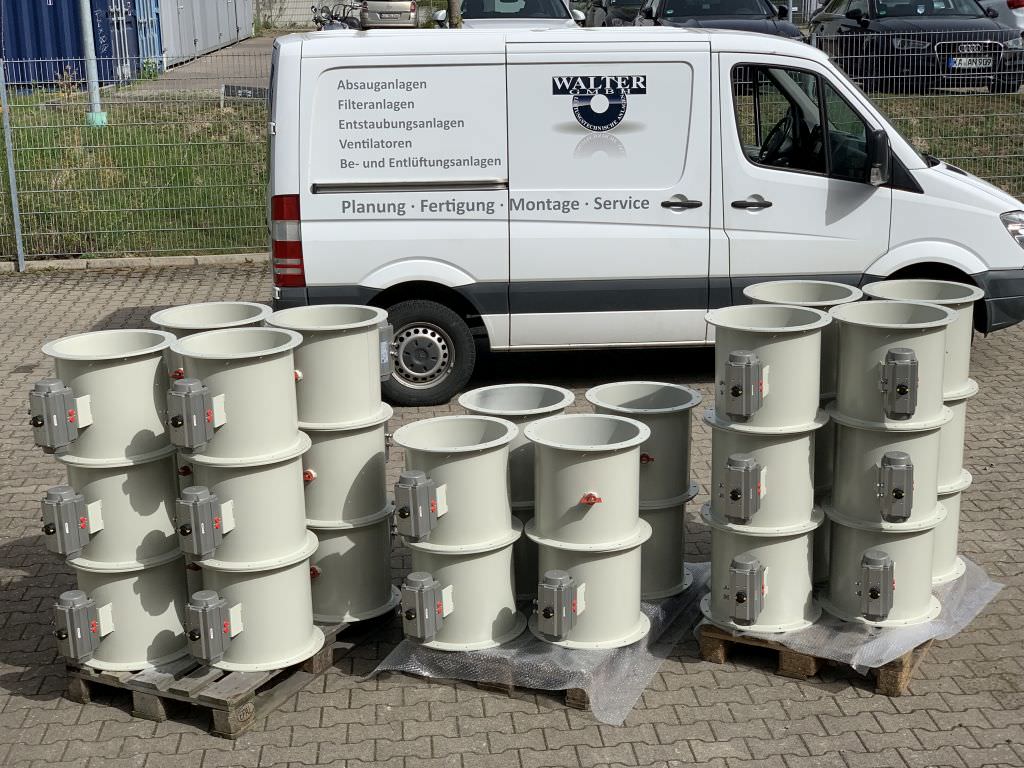 Absperrklappen DN 400